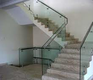 glass balustrade staircase